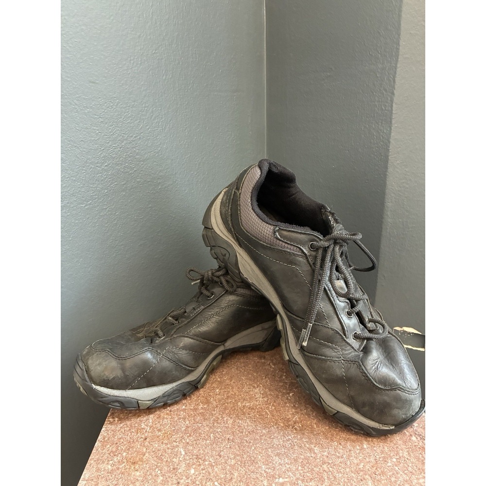 Merrell Moab Adventure Lace Waterproof Men's Black‎ Leather Shoes Size 9W